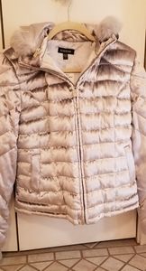 Bebe Down Jacket fur hood